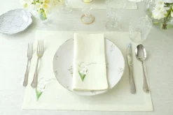 Lily of the Valley Collection Napkin and Placemat, Set of 2