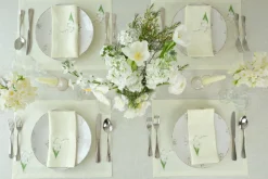 Lily of the Valley Collection Napkin and Placemat, Set of 2