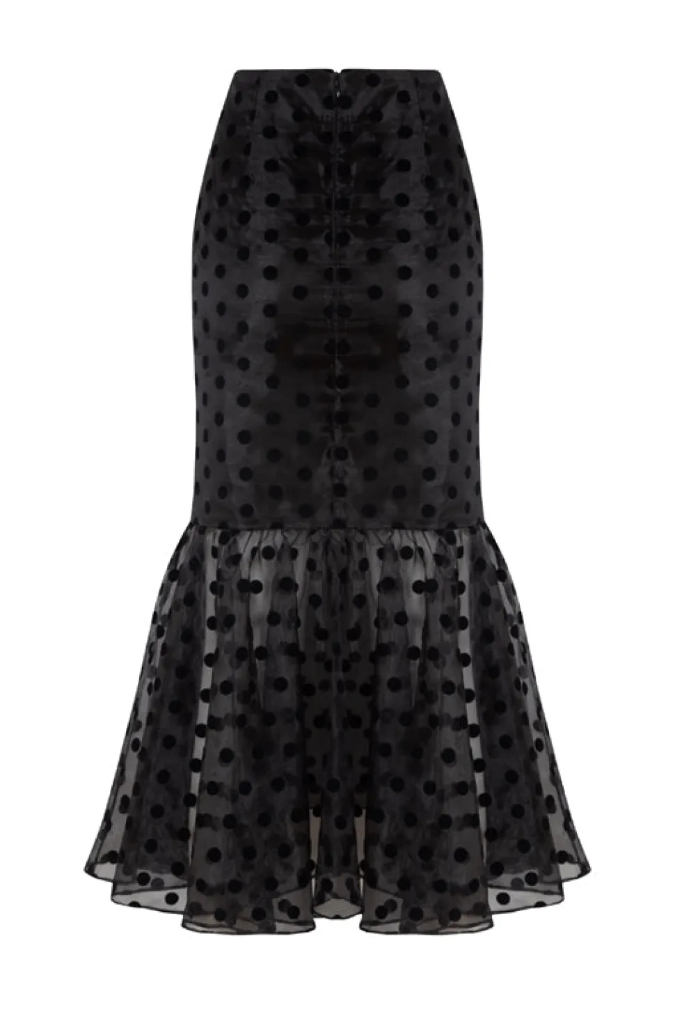 Lily Top And Skirt Set Black Polka