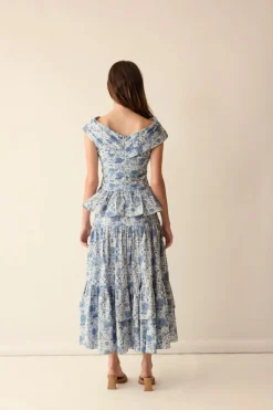 Lily Top in Blue