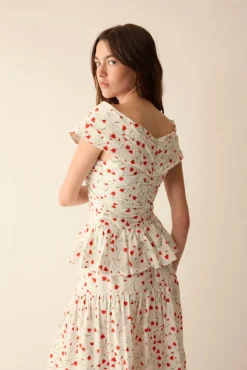 Lily Top in Red
