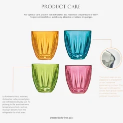 Lily Tumbler in Mandarin, Set of 6