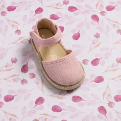 Linen Classic Espadrille Pink