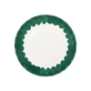 Lisbon Green Brushstroke Salad Plate