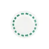 Lisbon Green Stitch Cocktail Plate