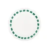 Lisbon Green Stitch Salad Plate