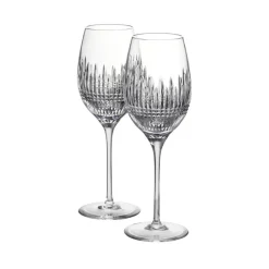 Lismore Diamond Essence White Wine Medium 15.5oz, Set of 2