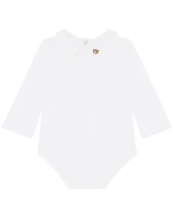 Little Bear Embroidered Collar Onesie