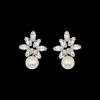 Liza Earrings in Crystal