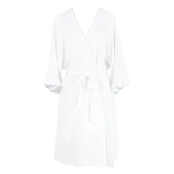 Liza Pointelle Cotton Robe