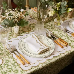 Lola Green Vine Tablecloth