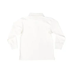 Long Sleeve Carter Polo in 8th Street Ivory