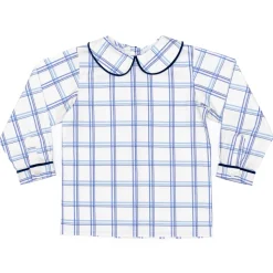 Long Sleeve Henry Peter Pan in Prescott Plaid