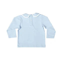 Long Sleeve Teddy Peter Pan in Bay Tree Blue