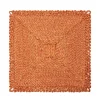 Loopy Square Placemat in in Clementine, Set of 4
