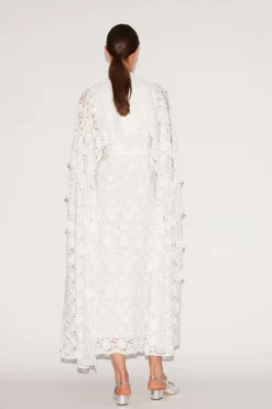 Loretta Dress White Embroidered Cotton