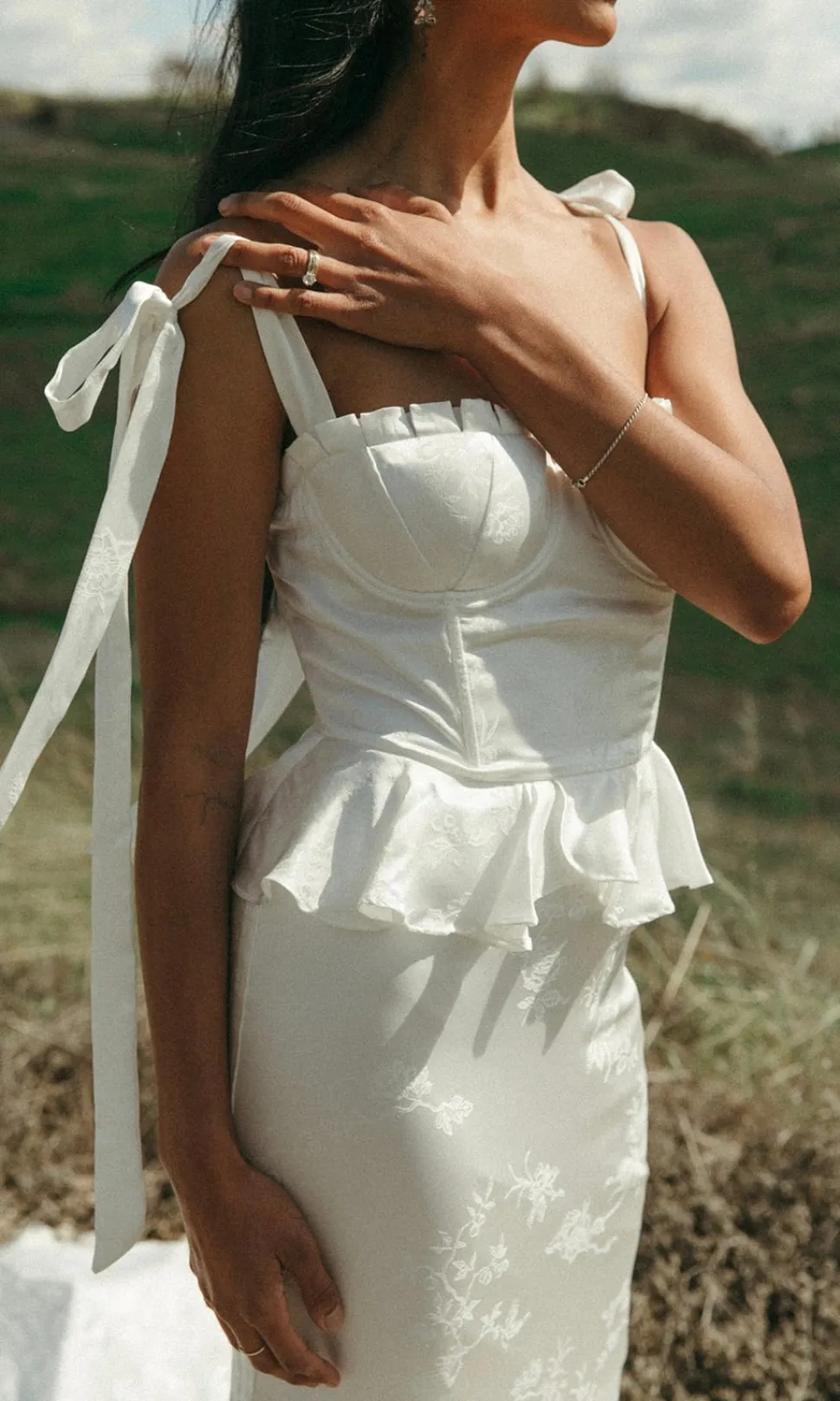 Lottie Silk Corset Bridal Gown