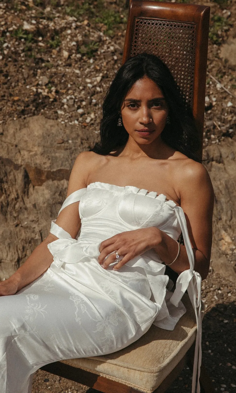 Lottie Silk Corset Bridal Gown