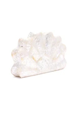 Lou Lou Clutch in White