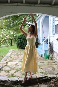 Lou Lou Dress in Buttercup