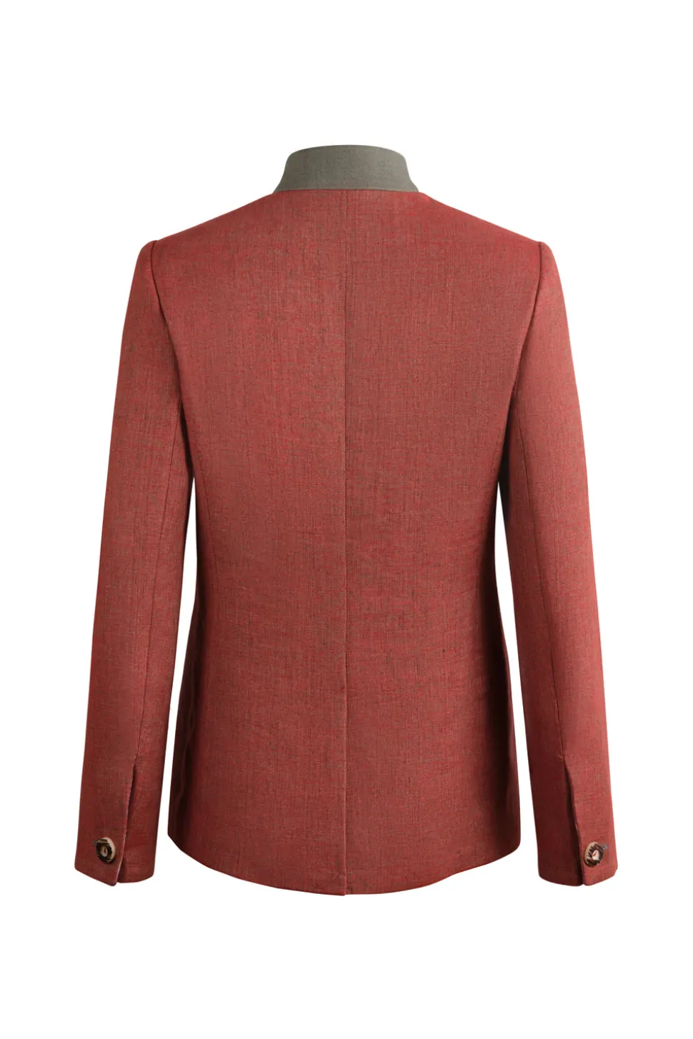 Louise Jacket in Terracotta Linen