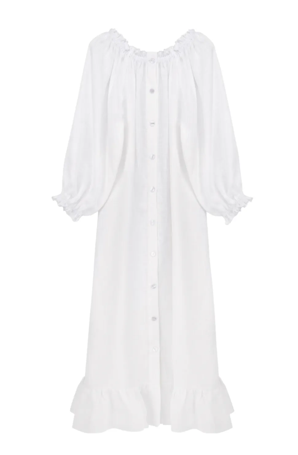 Loungewear Dress in White