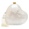 Love Clutch in White