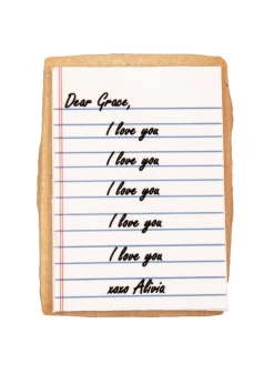 Love Letter Sugar Cookies, Set of 12