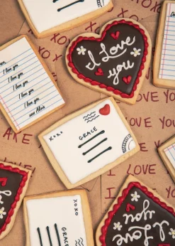 Love Letter Sugar Cookies, Set of 12