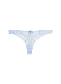 Love Lock Embroidery Thong
