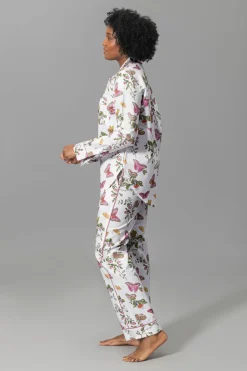 Luca Pajama Set in Baudin Butterfly Pink