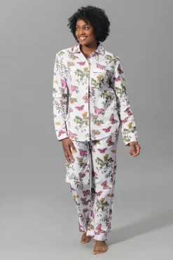 Luca Pajama Set in Baudin Butterfly Pink
