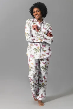 Luca Pajama Set in Baudin Butterfly Pink