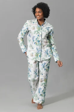 Luca Pajama Set in Del Tesoro Sea