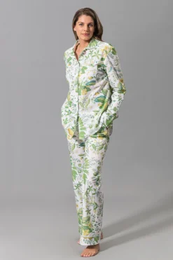 Luca Pajama Set in Pomegranate