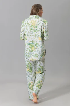 Luca Pajama Set in Pomegranate