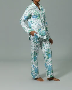 Luca Pajama Set in Pomegranate