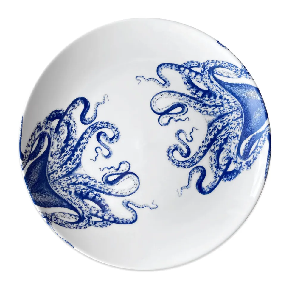 Lucy Blue Coupe Dinner Plate