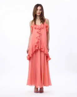 Lucy Dress in Guava