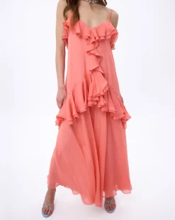 Lucy Dress in Guava