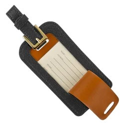 Luggage Tag in Goatskin Leather