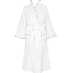 Lulie Cotton Ruffle Robe