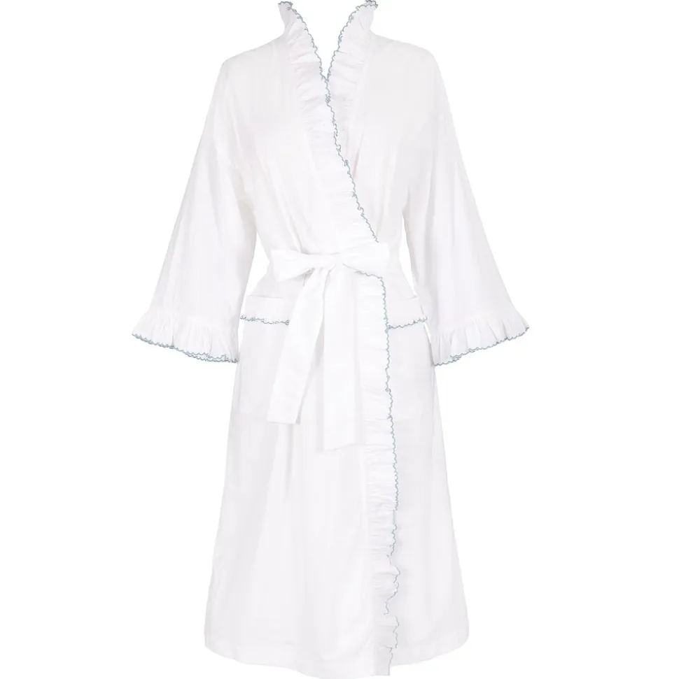 Lulie Cotton Ruffle Robe