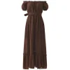 Luna Dress in Chocolate Martini