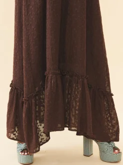 Luna Dress in Chocolate Martini