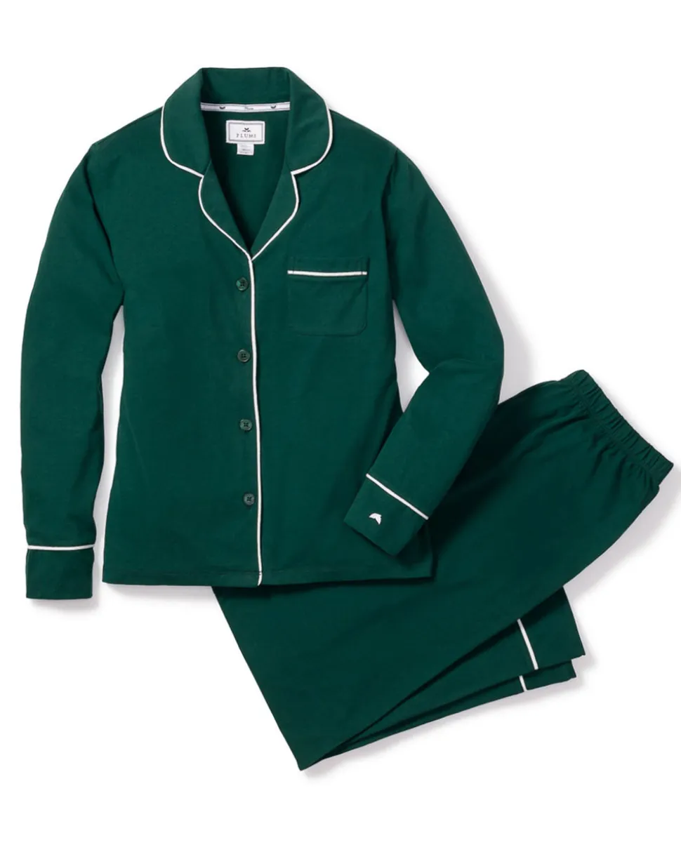 Luxe Pima Evergreen Pajama Set