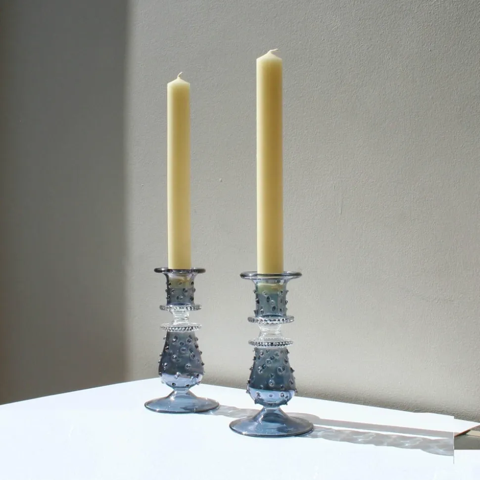 Luxor Glass Candlestick
