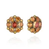Luzia Duquesa Cluster Earrings in Yellow Citrine