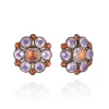 Luzia Duquesa Cluster Earrings in Lavender Moon Quartz