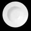 Lyngby Porcelain Rhombe Soup Plate in White